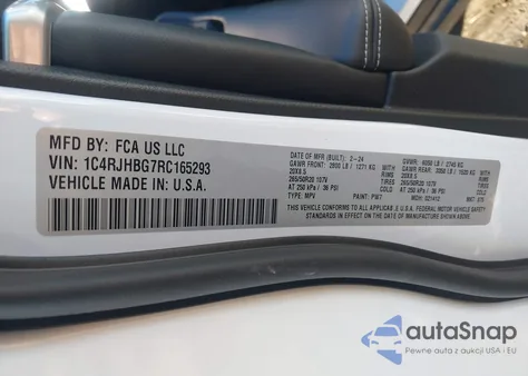 2024 Jeep Grand Cherokee Limited 4X4 from USA, damaged, VIN 1C4RJHBG7RC165293